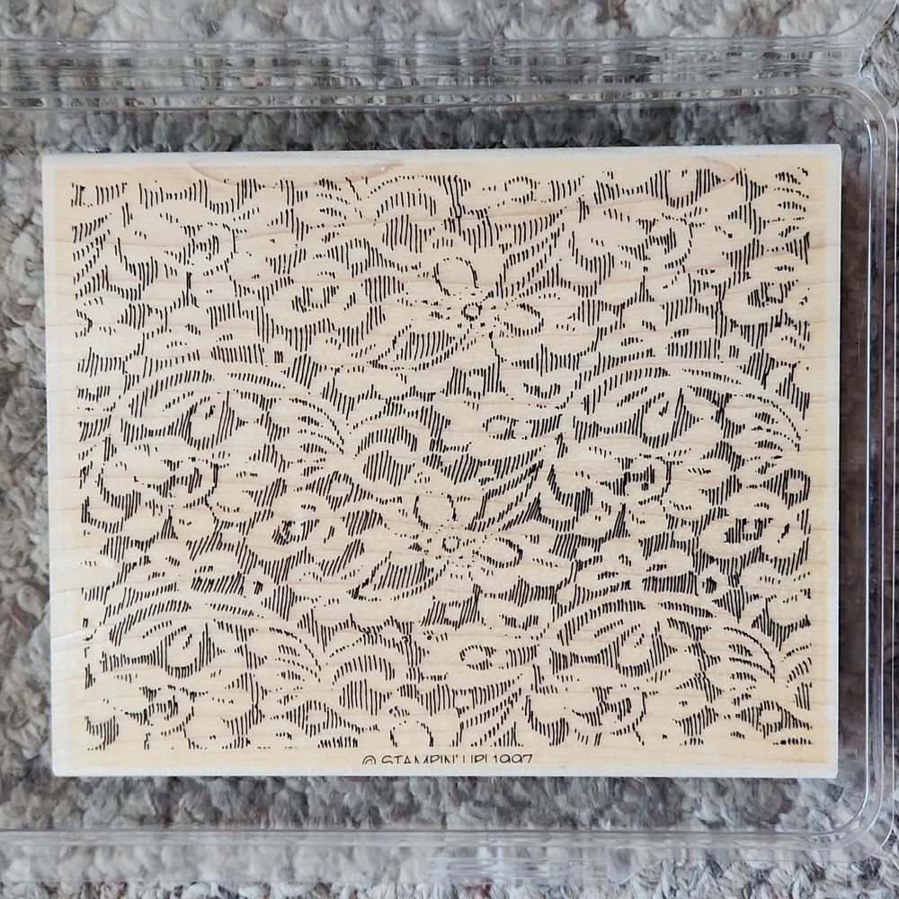 1997 Stampin' Up! Lace Background Stamp
